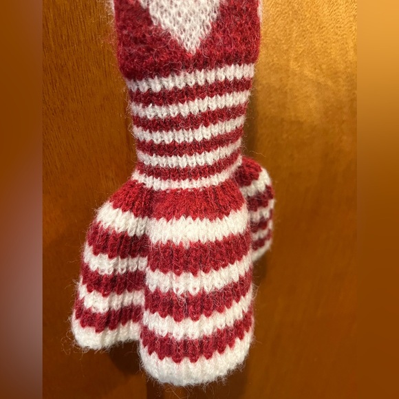 ❤️❤️❤️ NWT So Me Heart Patterned Red and White Sweater Top - Picture 7 of 9